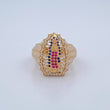 Anillo Virgen de Guadalupe 6.65gr / T7 3/4 / Oro 18K $