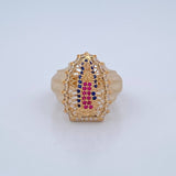 Anillo Virgen de Guadalupe 6.65gr / T7 3/4 / Oro 18K $