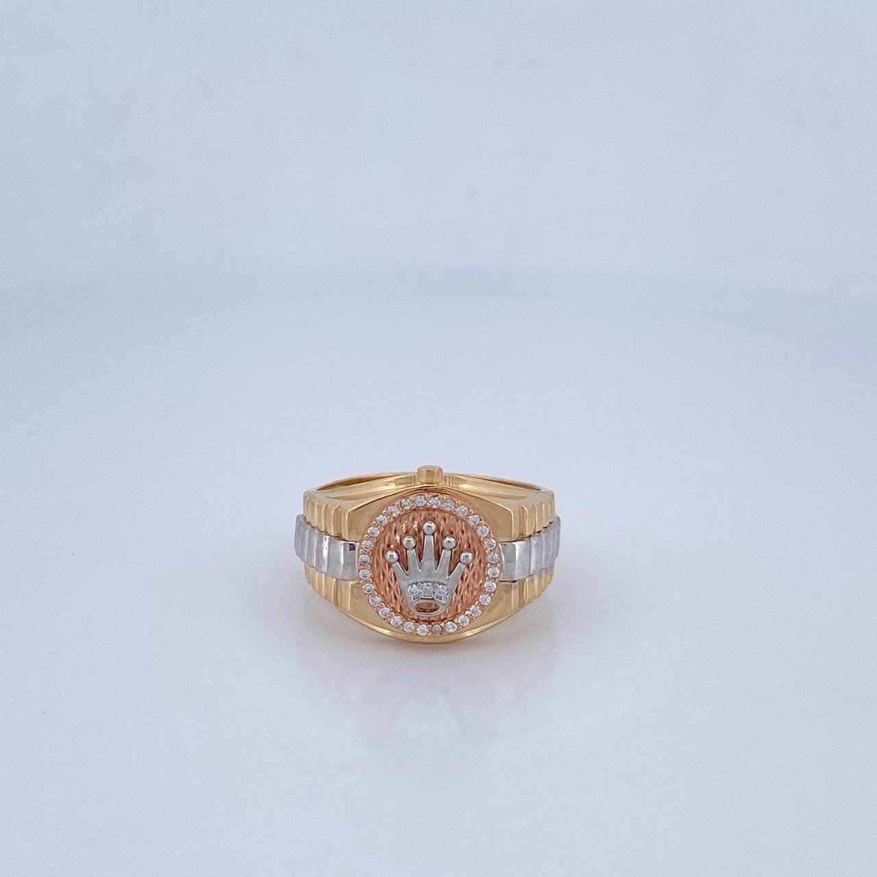 Anillo Corona Rx 7.75gr / T10 1/4 / Oro 18K $