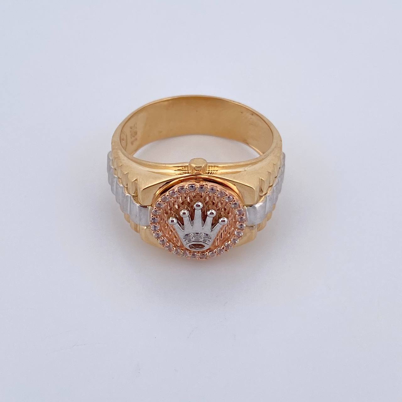 Anillo Corona Rx 7.75gr / T10 1/4 / Oro 18K $