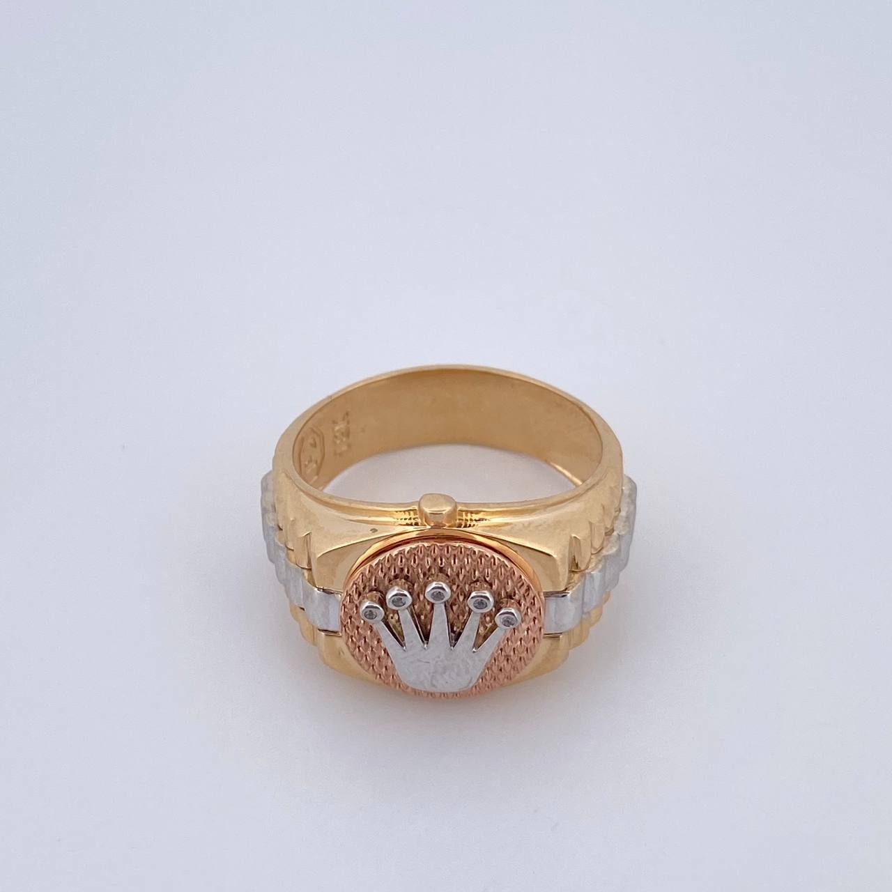 Anillo Corona Rx 6.75gr / T9 / Oro 18K $