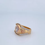 Anillo Corona Rx 7.65gr / T9 1/2 / Oro 18K $
