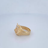 Anillo Leon 9gr / T10 1/4 / Oro 18K $