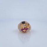 Anillo Pato Inspirado 8.15gr / T9 1/4 / Oro 18K $