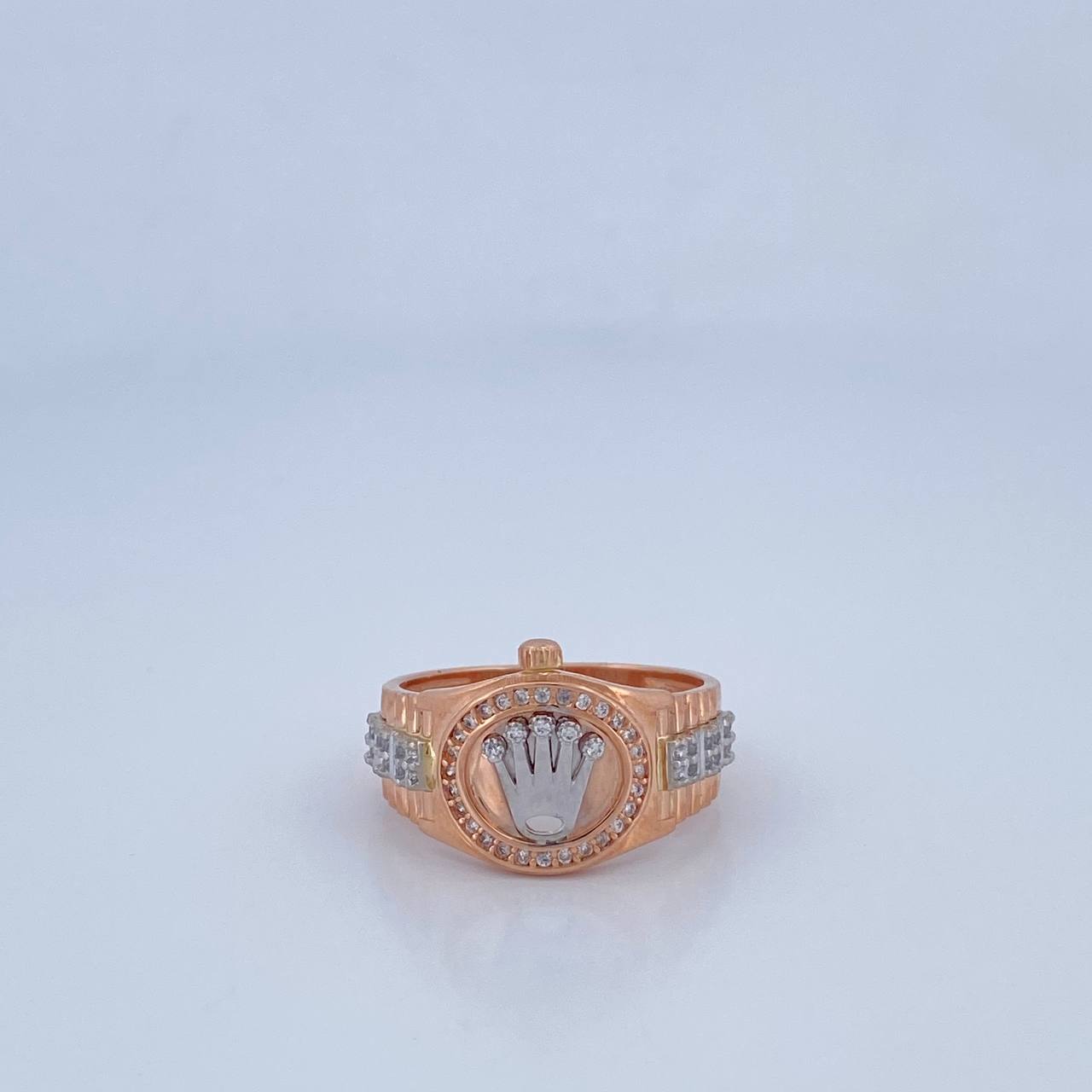 Anillo Corona RX 6.55gr / T9 3/4 / Oro 18K $