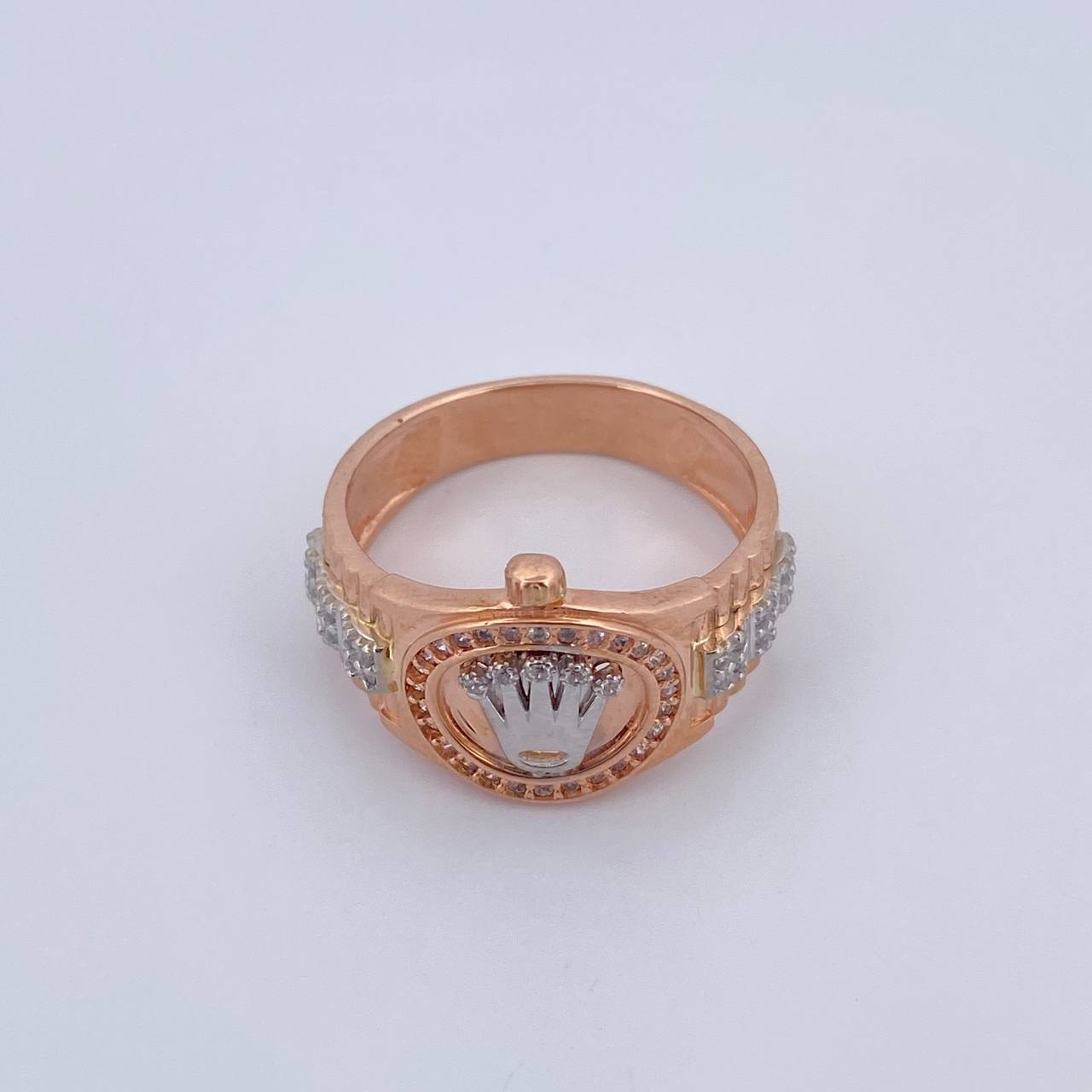 Anillo Corona RX 6.55gr / T9 3/4 / Oro 18K $