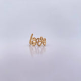 Anillo Love 2.7gr / T4 3/4 / Liso Oro Amarillo 18K &