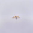 Anillo Solitario 1.2gr / T6 1/2 / Circon Blanco Oro Amarillo 18K &
