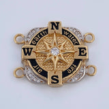 Herraje Estrella Cardinal 12.15gr / 3cm / Oro 18K $