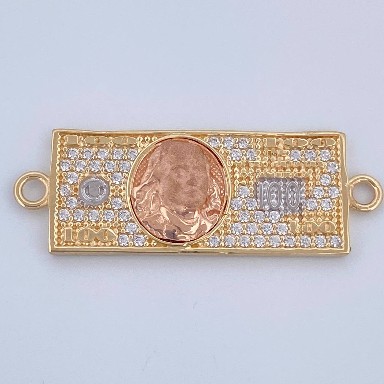 Herraje One Dólar 3gr / 3cm / Oro 18K $