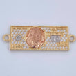 Herraje One Dólar 3gr / 3cm / Oro 18K $