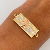 Herraje One Dólar 3gr / 3cm / Oro 18K $