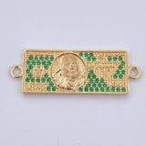 Herraje One Dólar 3.1gr / 3cm / Oro 18K $