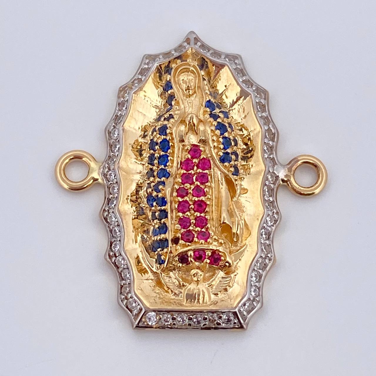 Herraje Virgen de Guadalupe 5gr / 2.6cm / Oro 18K $