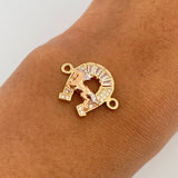 Herraje Herradura Caballo 1.85gr / 2cm / Oro 18K $
