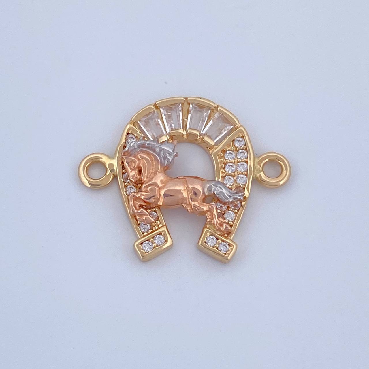 Herraje Herradura Caballo 1.85gr / 2cm / Oro 18K $
