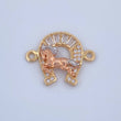 Herraje Herradura Caballo 1.85gr / 2cm / Oro 18K $