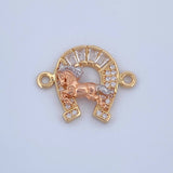 Herraje Herradura Caballo 1.85gr / 2cm / Oro 18K $