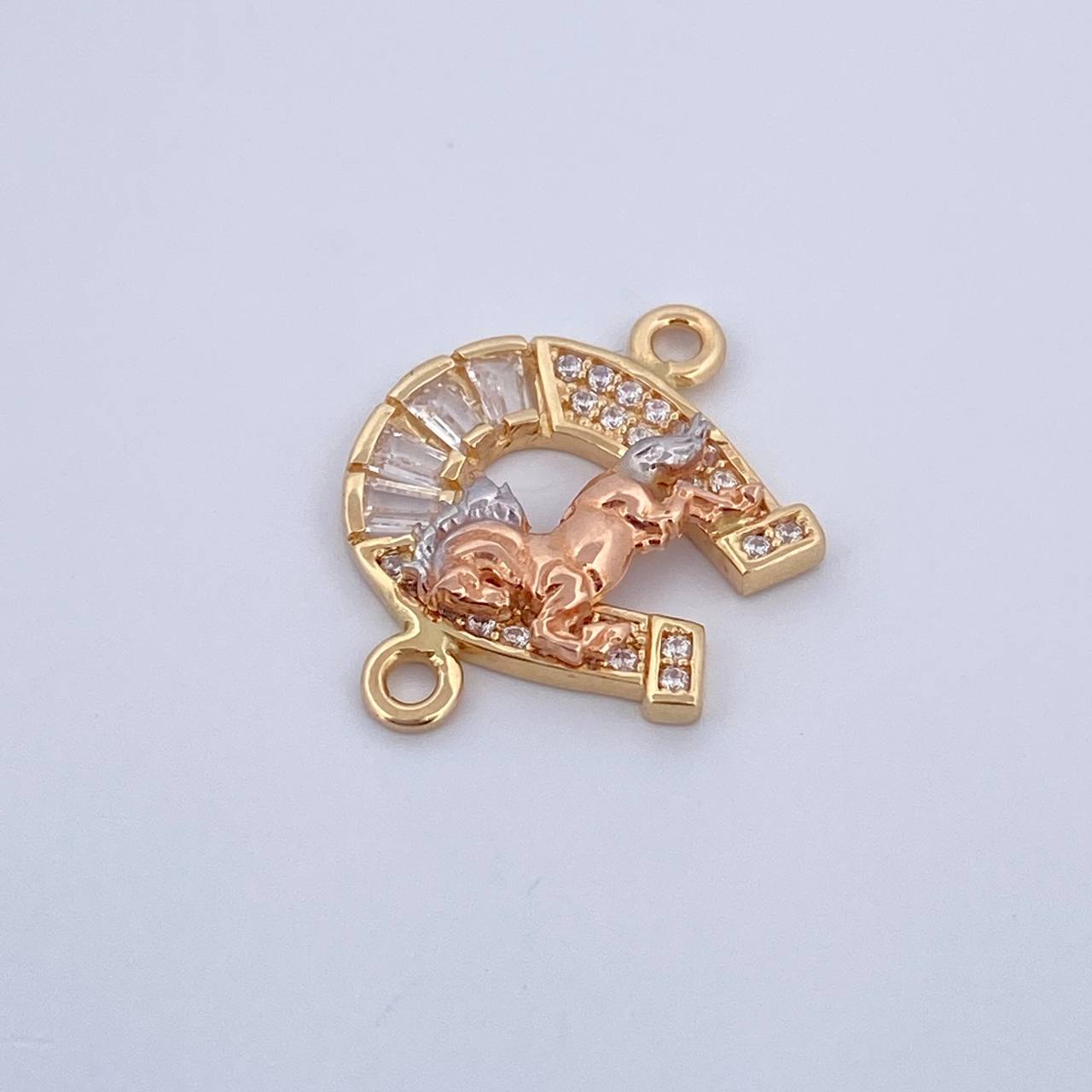 Herraje Herradura Caballo 1.85gr / 2cm / Oro 18K $