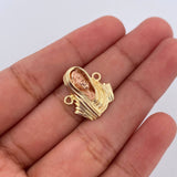 Herraje Rostro Cristo 2.9gr / 1.8cm / Oro 18K $