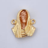 Herraje Rostro Cristo 2.9gr / 1.8cm / Oro 18K $