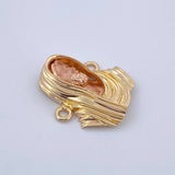 Herraje Rostro Cristo 2.9gr / 1.8cm / Oro 18K $