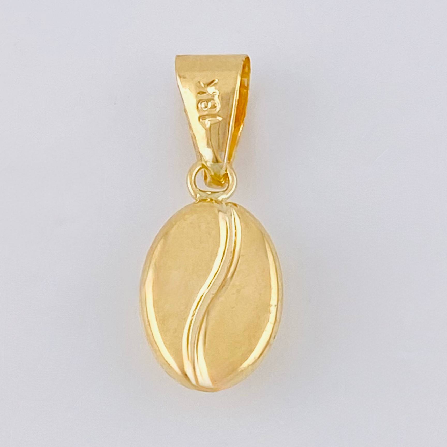 Dije Grano De Café 0.6 g / 2 cm Oro Amarillo 18K