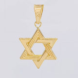 Dije Estrella De David 2.25 g / 3.7 cm Oro Amarillo 18K