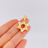 Dije Estrella De David 2.25 g / 3.7 cm Oro Amarillo 18K