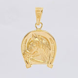 Dije Herradura Caballo 2.2 g / 3 cm Oro Amarillo 18K