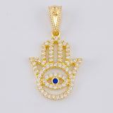 Dije Mano Hamsa 1.3 g / 2.3 cm Oro Amarillo 18K