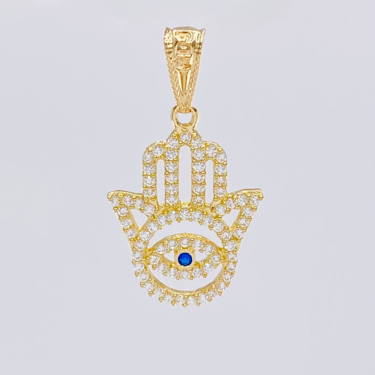 Dije Mano Hamsa 1.3 g / 2.3 cm Oro Amarillo 18K