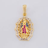 Dije Virgen Guadalupe 2.9 g / 2.7 cm Oro Amarillo 18K
