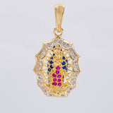 Dije Virgen Guadalupe 2.9 g / 2.7 cm Oro Amarillo 18K