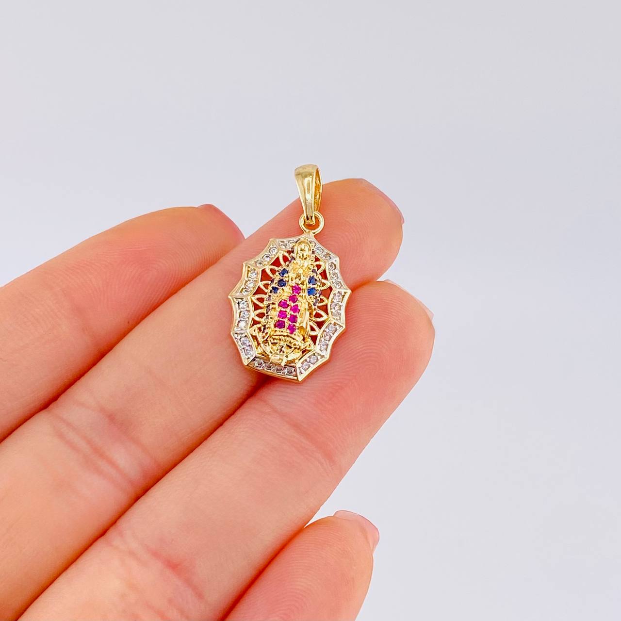 Dije Virgen Guadalupe 2.9 g / 2.7 cm Oro Amarillo 18K
