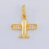 Dije Avión 1.3 g / 2 cm Oro Amarillo 18K