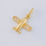 Dije Avión 1.3 g / 2 cm Oro Amarillo 18K