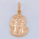 Dije Rostro Cristo 0.95 g / 2.4 cm Oro Rosa 18K
