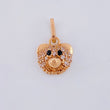 Dije Rostro Oso 1.05 g / 1.5 cm Oro Rosa 18K