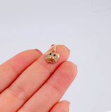 Dije Rostro Oso 1.1 g / 1.5 cm Oro Rosa 18K