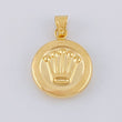 Dije Corona 1.15 g / 2.4 cm Oro Amarillo 18K