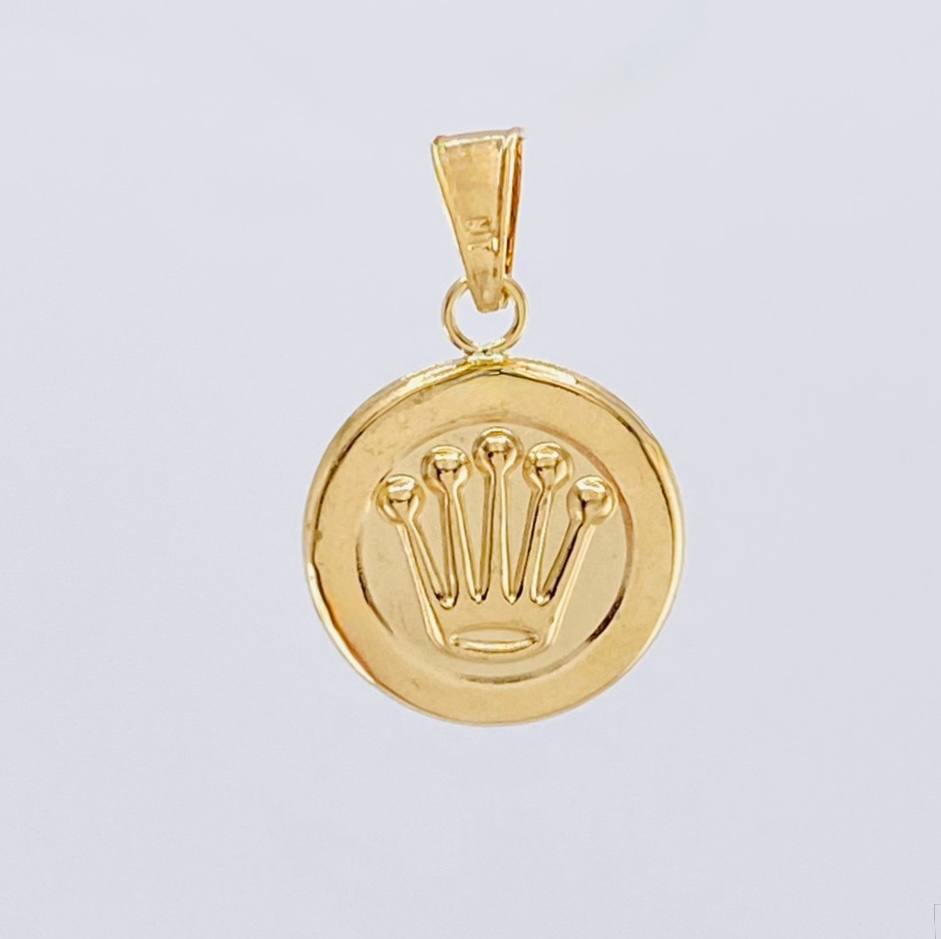 Dije Corona 1.15 g / 2.4 cm Oro Amarillo 18K