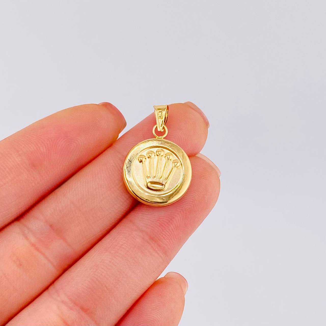 Dije Corona 1.15 g / 2.4 cm Oro Amarillo 18K