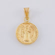 Dije San Benito Mate 0.85 g / 2.2 cm Oro Amarillo 18K