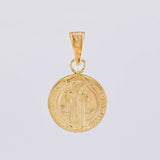 Dije San Benito Mate 0.85 g / 2.2 cm Oro Amarillo 18K