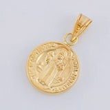 Dije San Benito Mate 0.85 g / 2.2 cm Oro Amarillo 18K