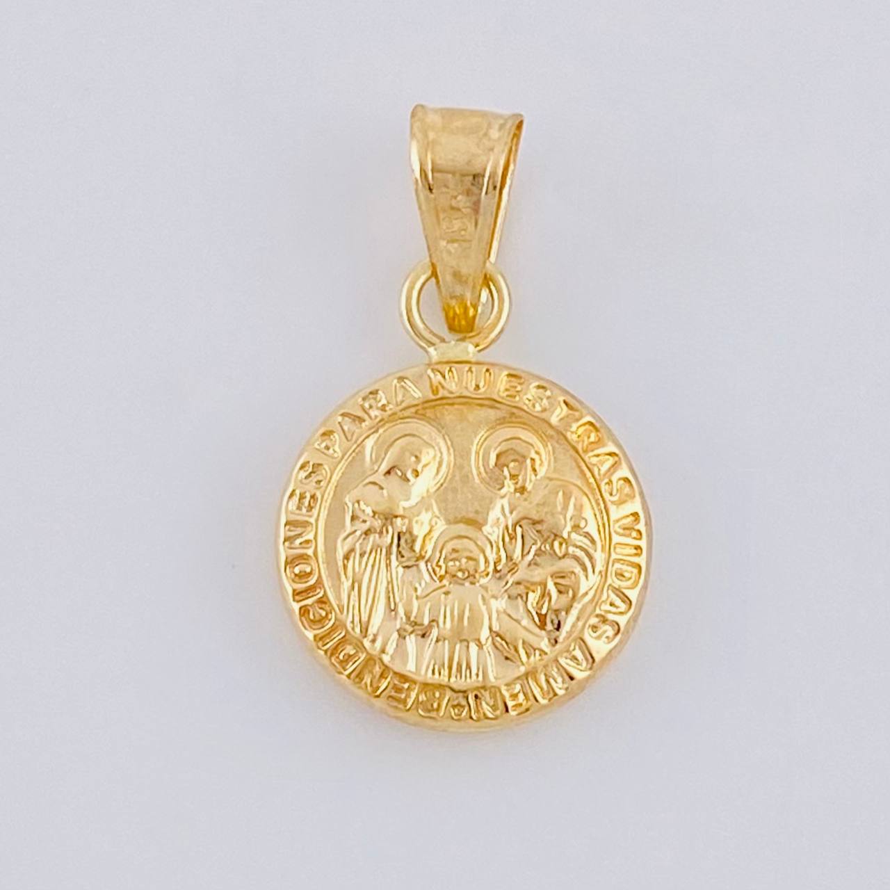 Dije Sagrada Familia 0.5 g / 1.7 cm Oro Amarillo 18K