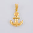 Dije Ancla Mate 1.05 g / 2.8 cm Oro Amarillo 18K