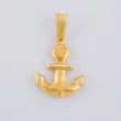 Dije Ancla 0.85 g / 2.5 cm Oro Amarillo 18K