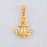Dije Ancla Mate 1.05 g / 2.8 cm Oro Amarillo 18K